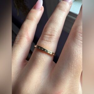 Pandora 14K Gold Signature ID Ring